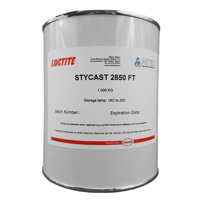 Loctite Stycast 2850FT & Catalyst 24LV Black Epoxy Encapsulant 1Kg Kit